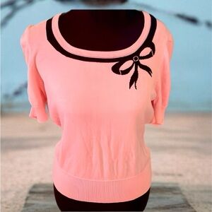 Adorable Barbie style sweater top medium